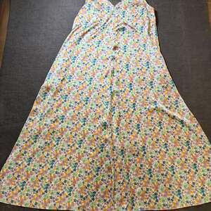 ZARA SPRING SATIN FLORAL PRINTED DRESS